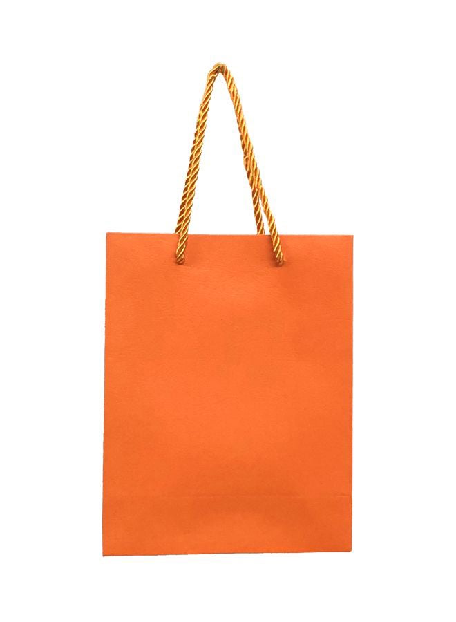 مجموعة من 12 حقيبة هدايا برتقالي