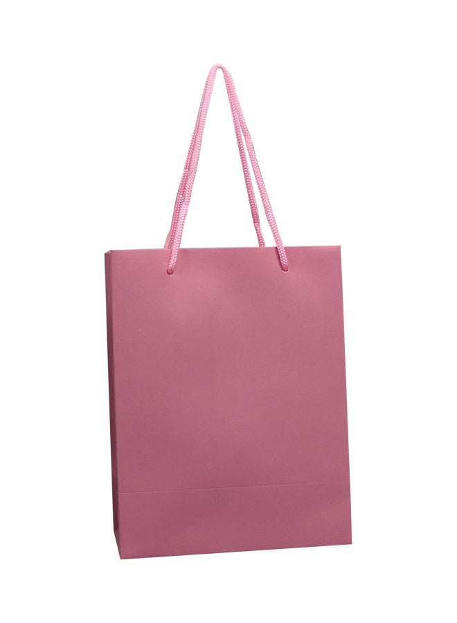 12-Piece Paper Gift Bag Set Pink