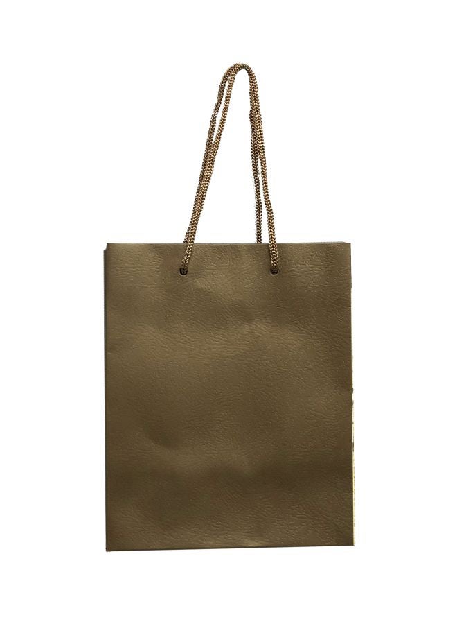 طقم حقائب هدايا مصنوعة من الورق مكون من 12 قطعة بني