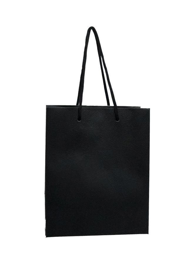 مجموعة أكياس هدايا ورقية من 12 قطعة أسود