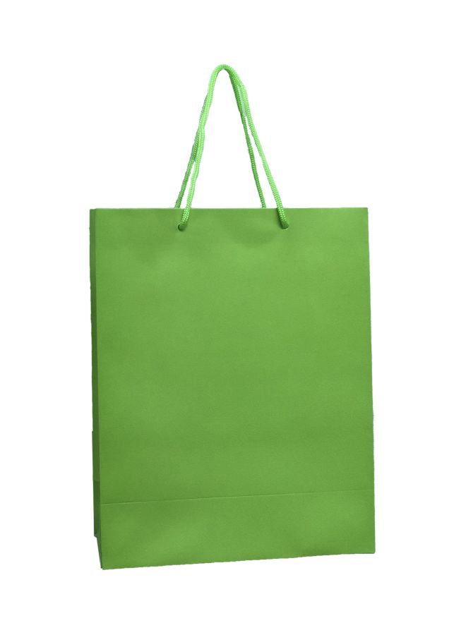 مجموعة من 12 حقائب هدايا ورقية أخضر