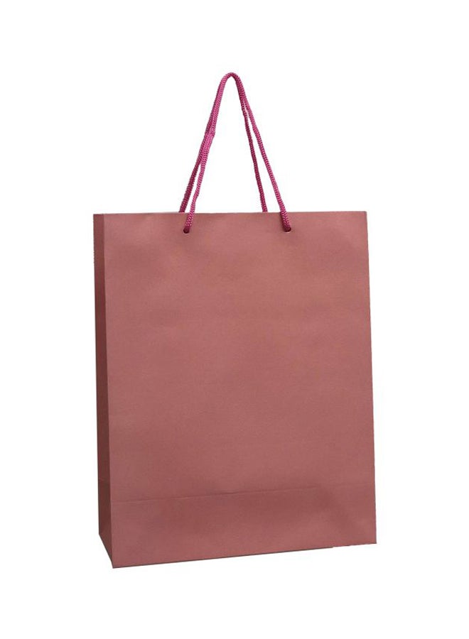 Pack Of 12 Paper Gift Bag Pink
