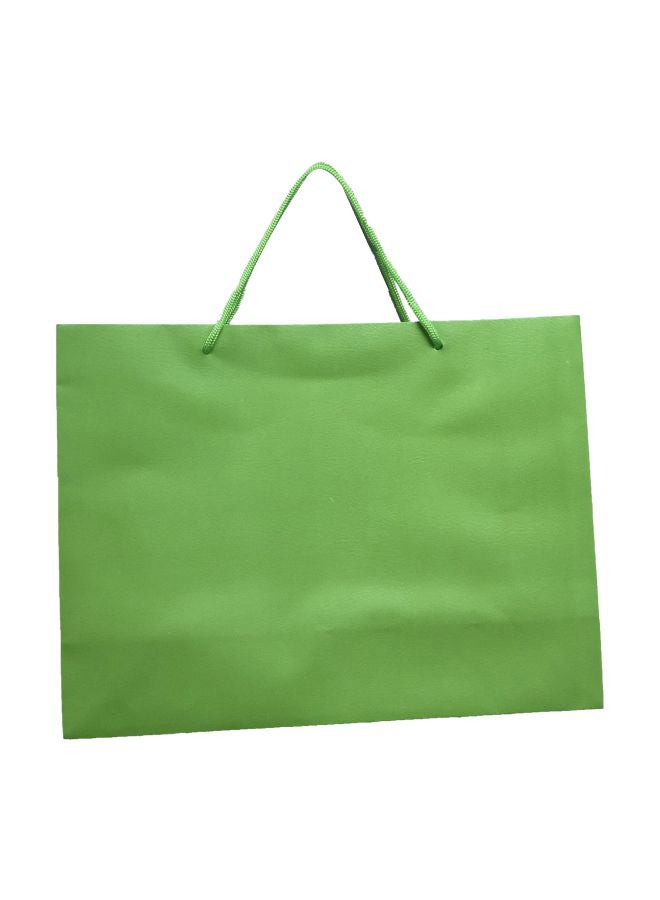 طقم حقائب هدايا مصنوعة من الورق مكون من 12 قطعة أخضر