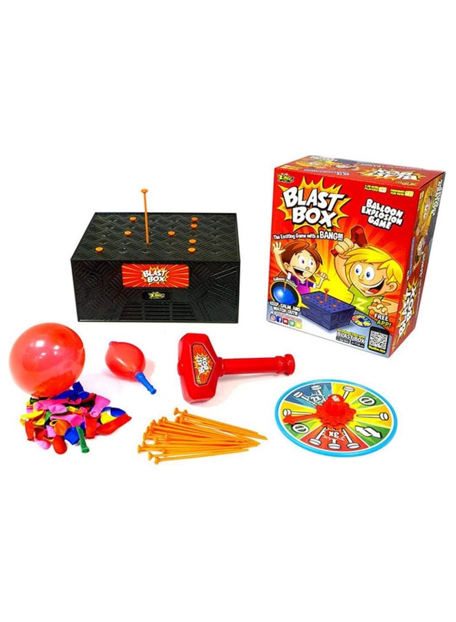 MissTiara 154-Piece Inflatable Balloon Explosion Blast Box Game Set  - Image 1