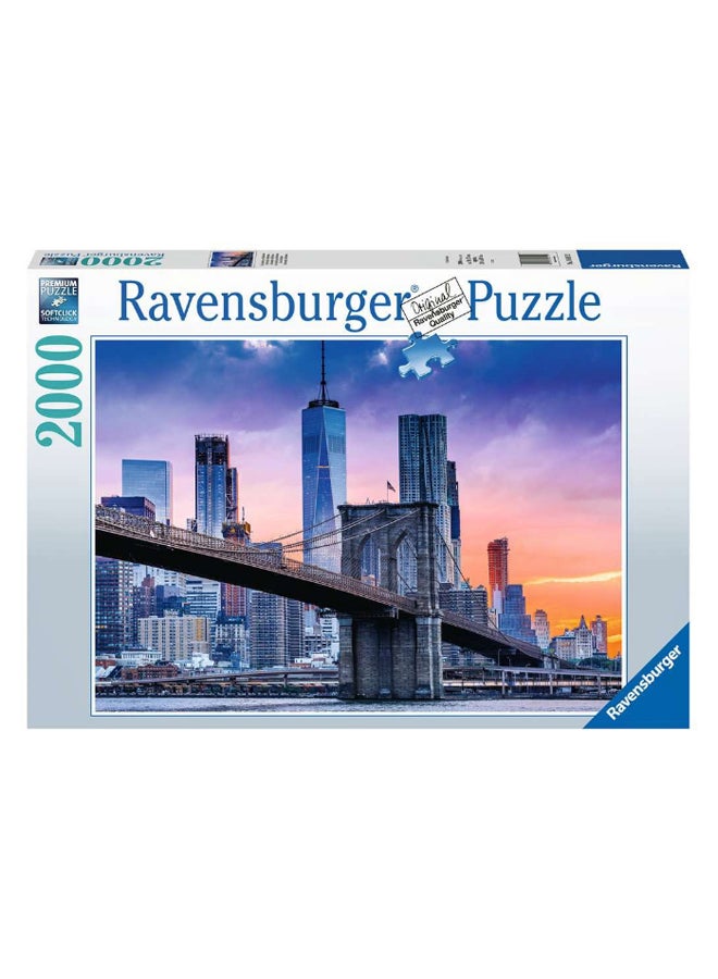 Ravensburger 2000-Piece New York Skyline Jigsaw Puzzle Set - Image 1