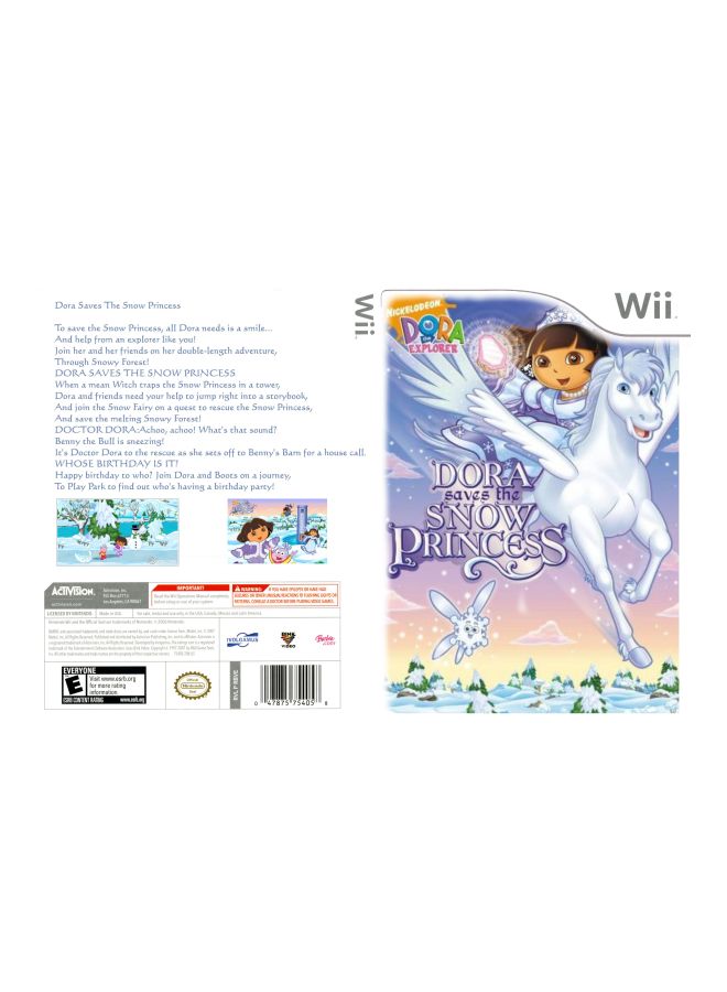 2K Dora Saves The Snow Princess - Nintendo Wii - adventure - nintendo_wii - Image 2