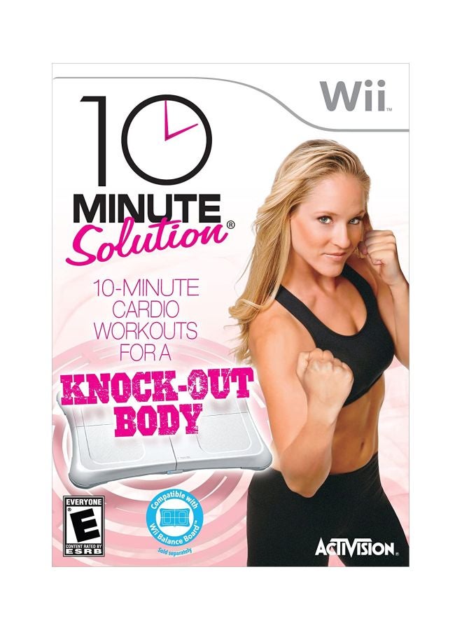 Activision 10 Minute Solution: 10 Minutes Cardio Workouts For A Knock-out Body - fitness - nintendo_wii - Image 1