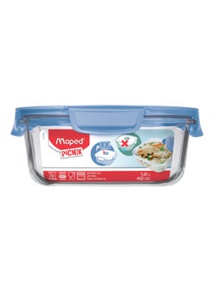 Maped Picnik Lunch Box Storm Blue/Clear 1.2Liters  - Image 1