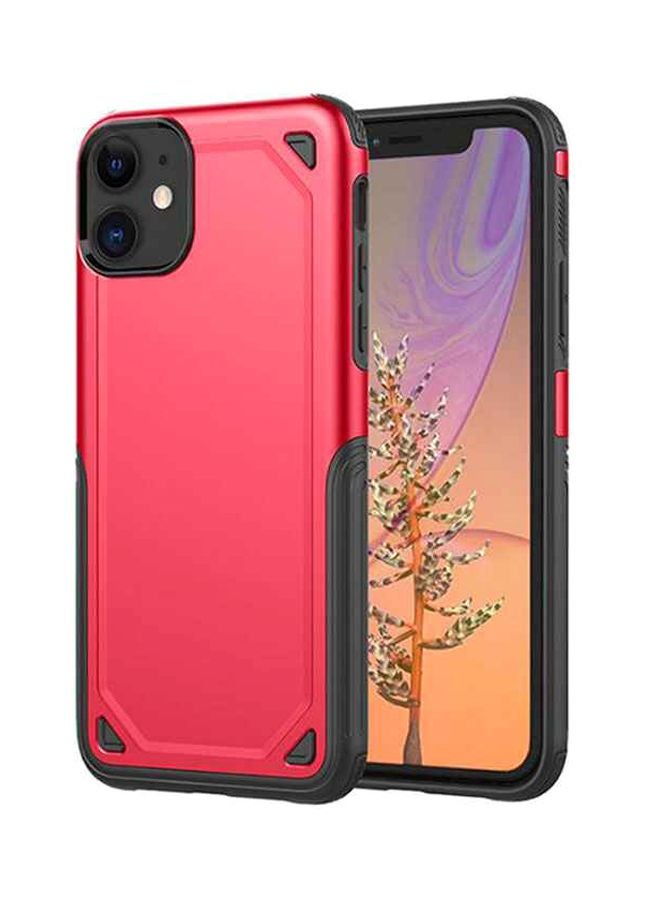 لنكوو غطاء حماية واق لهاتف أبل آيفون 11 أحمر