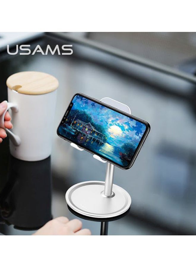 أوسامس حامل هاتف محمول مكتبي فضي - Image 5