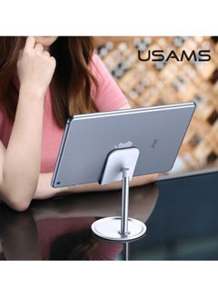 Usams Desktop Mobile Phone Holder Silver  - Image 4