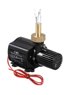 Decdeal Brushless DC Water Pump With Connector Strainer Black/Gold 3.74x2.75x2.04inch  - Image 2