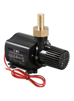 Brushless DC Water Pump With Connector Strainer Black/Gold 3.74x2.75x2.04inch