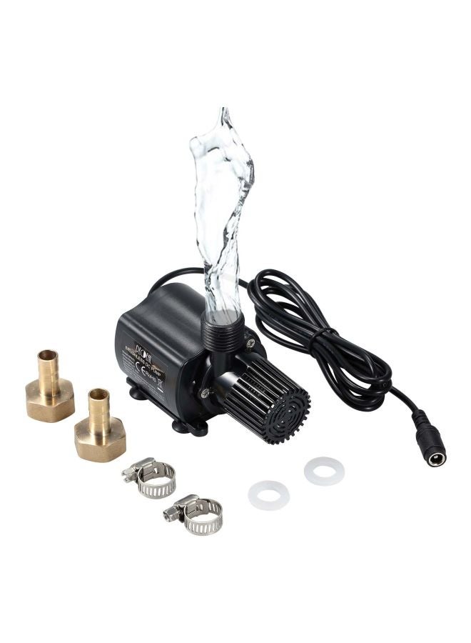 Decdeal Brushless DC Water Pump Black/Gold/Silver 10x5.5x7cm  - Image 2