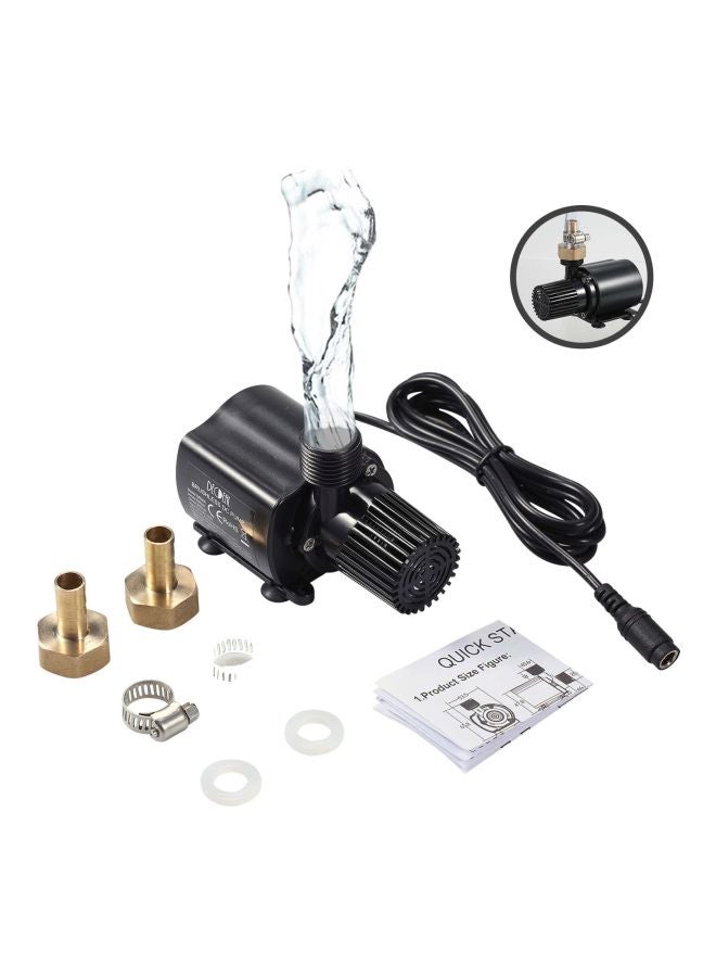 Decdeal Brushless DC Water Pump Black/White/Silver 10x5.5x7centimeter  - Image 2
