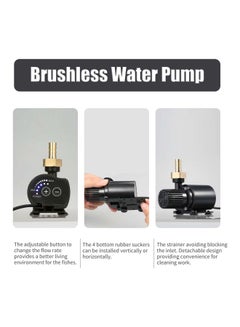 Decdeal Brushless DC Water Pump Black/Gold/Silver 10x5.5x7centimeter  - Image 4
