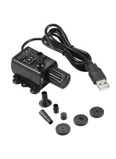 Decdeal Brushless DC Water Pump Set Black 6.5x5.5x6centimeter  - Image 1