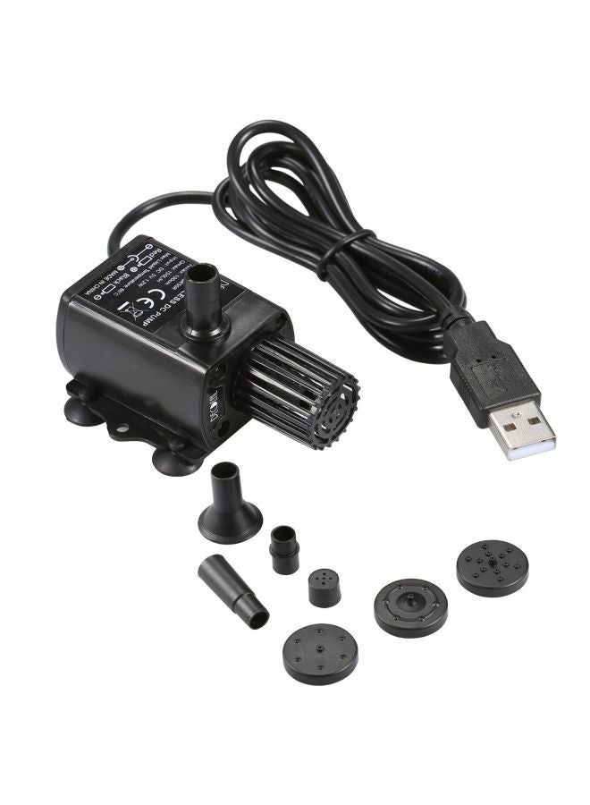 Decdeal Brushless DC Water Pump Set Black 6.5x5.5x6centimeter  - Image 1