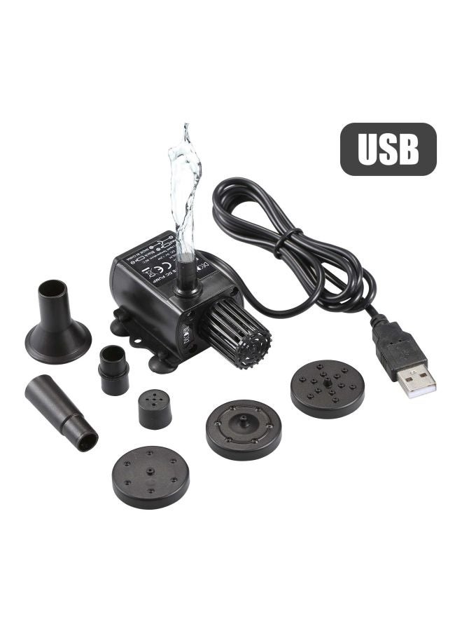 Decdeal Brushless DC Water Pump Set Black 6.5x5.5x6centimeter  - Image 2