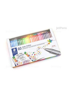STAEDTLER 60-Piece Triplus Fineliner Pen Set Blue/Yellow/Pink  - Image 5