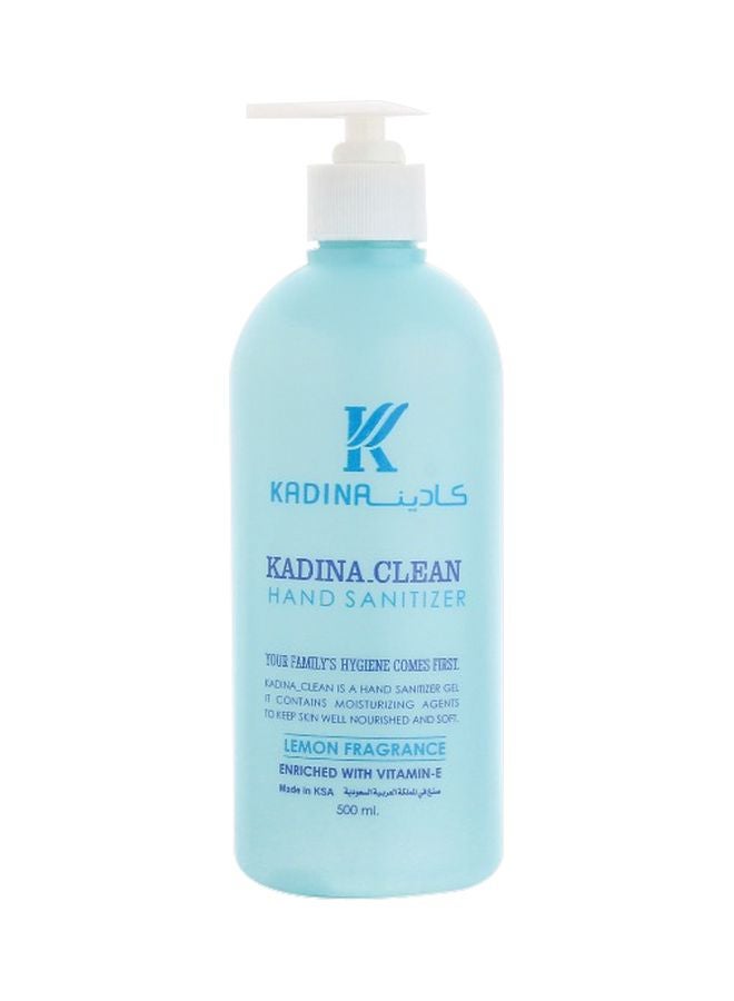 kadina - Hand Sanitizer - Lemon Clear 500ml - Image 1