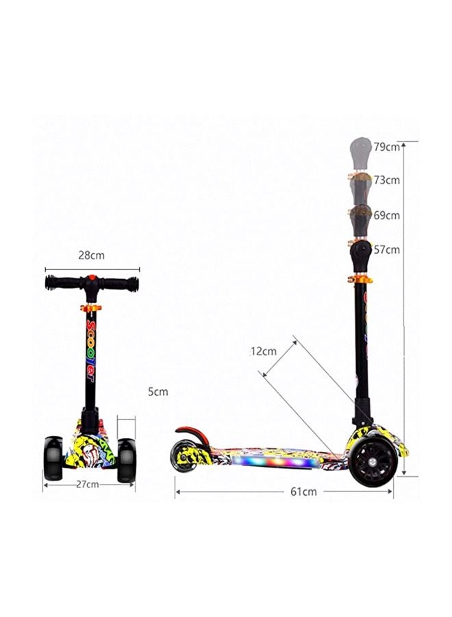 Cool Baby 3-Wheel Street Push Scooter Multicolour - Image 2
