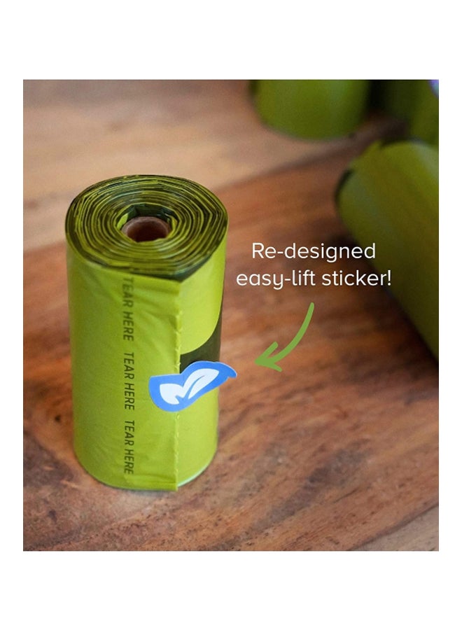 إيرث ريتد طقم أكياس نفايات مكون من 240 قطعة للحيوانات الأليفة أخضر 16.9x13.1x6.8سم - Image 2