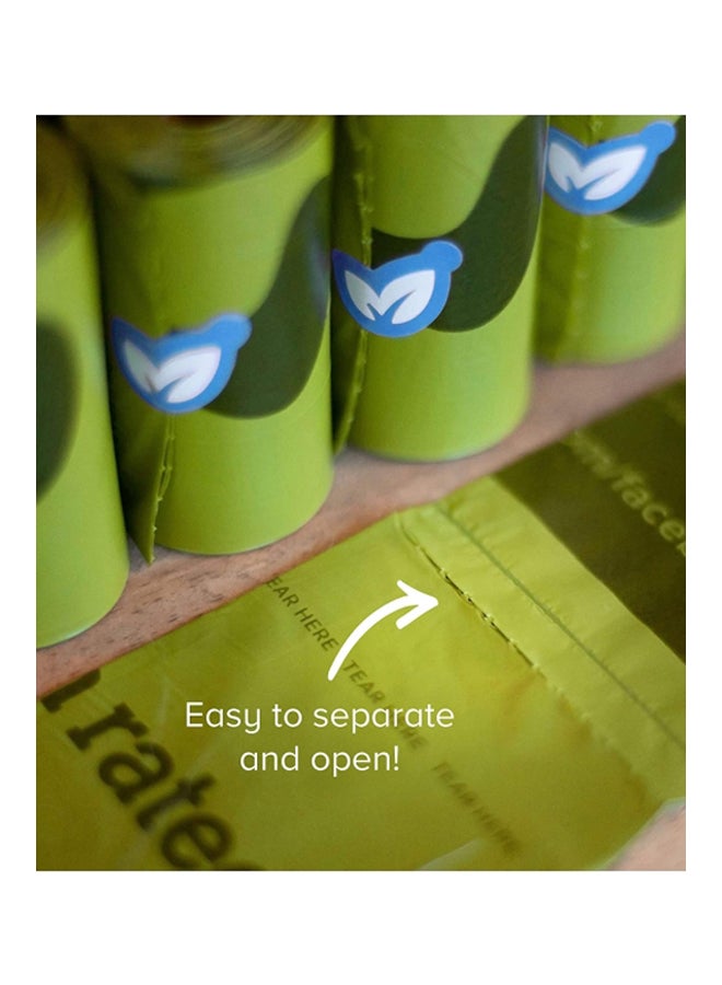 إيرث ريتد طقم أكياس نفايات مكون من 240 قطعة للحيوانات الأليفة أخضر 16.9x13.1x6.8سم - Image 4