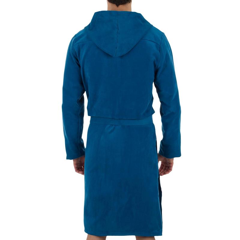 DECATHLON Hooded Waist Tie Robe Blue  - Image 2