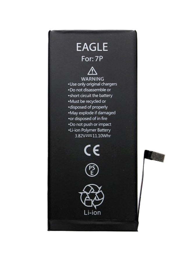 Eagle - 2900.0 mAh Replacement Battery For Apple iPhone 7 Plus Black/White - Image 1