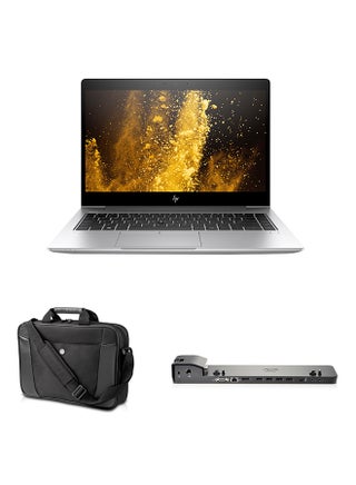 EliteBook 840 G6 Laptop With 14.1-Inch Display, Core i5 Processor/8GB RAM/256GB SSD/Intel UHD Graphics 620 With Bag And Docking Station Silver - v1591086319/N38356926A_1