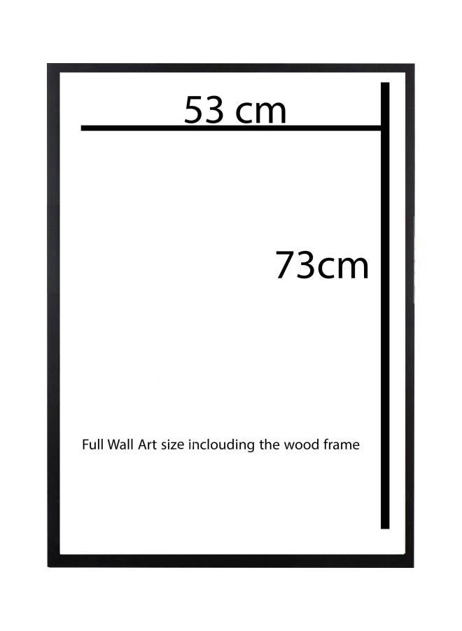 LOWHA Your Graduation Quoted Wall Painting With Frame White/Pink/Black 53x73centimeter - Image 2