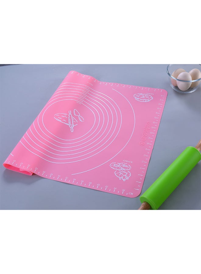 Silicone Baking Mat Pink/White 30x40cm - Image 3