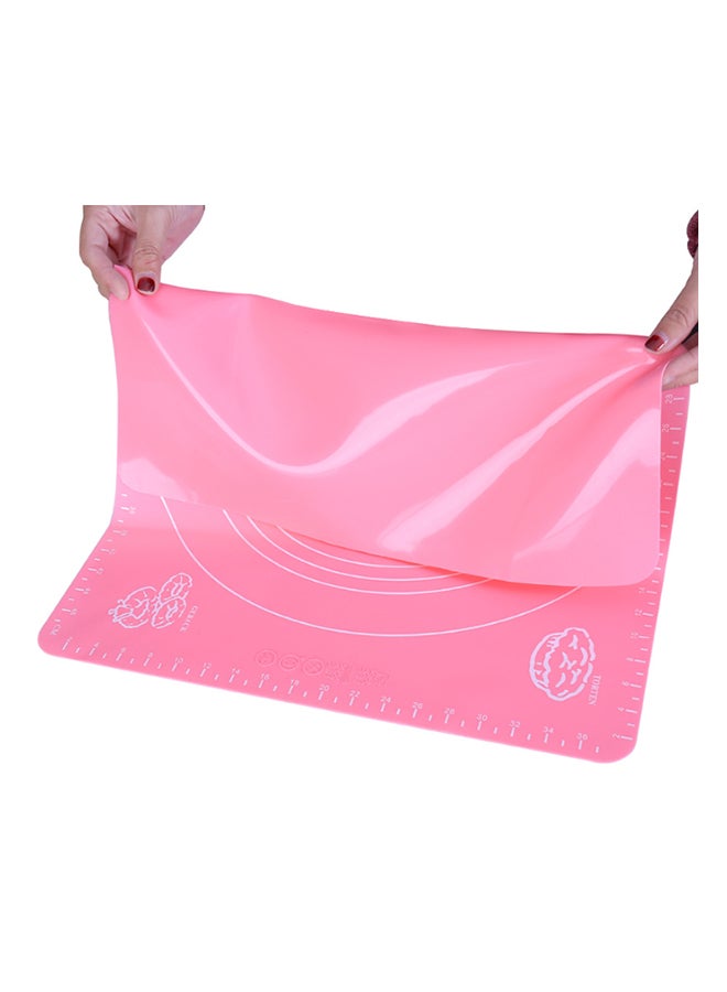 Silicone Baking Mat Pink/White 30x40cm - Image 4