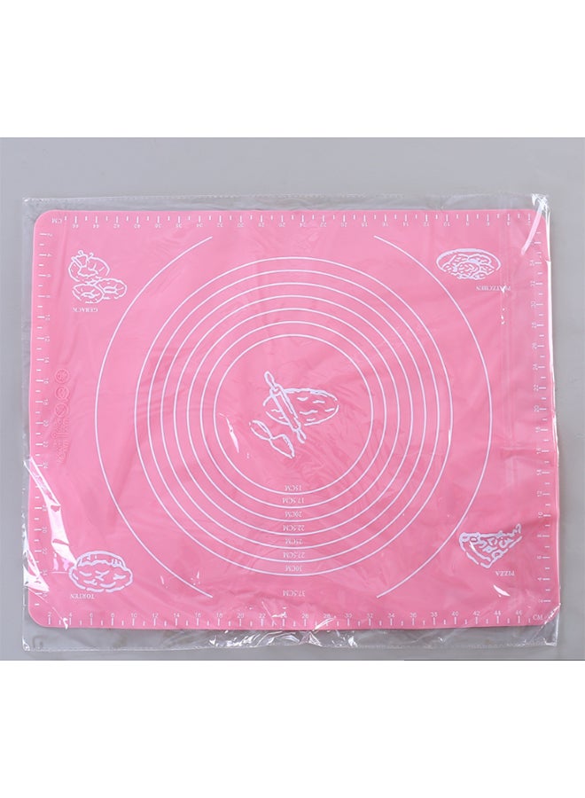 Silicone Baking Mat Pink/White 30x40cm - Image 5