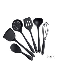 EKO 10-Piece Silicone Kitchen Non-Stick Pan Set Black 0.78kg  - Image 4