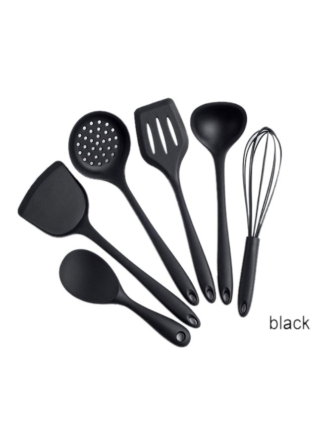 EKO 10-Piece Silicone Kitchen Non-Stick Pan Set Black 0.78kg  - Image 4