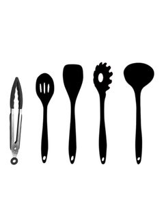 EKO 10-Piece Silicone Kitchen Non-Stick Pan Set Black 0.78kg  - Image 5