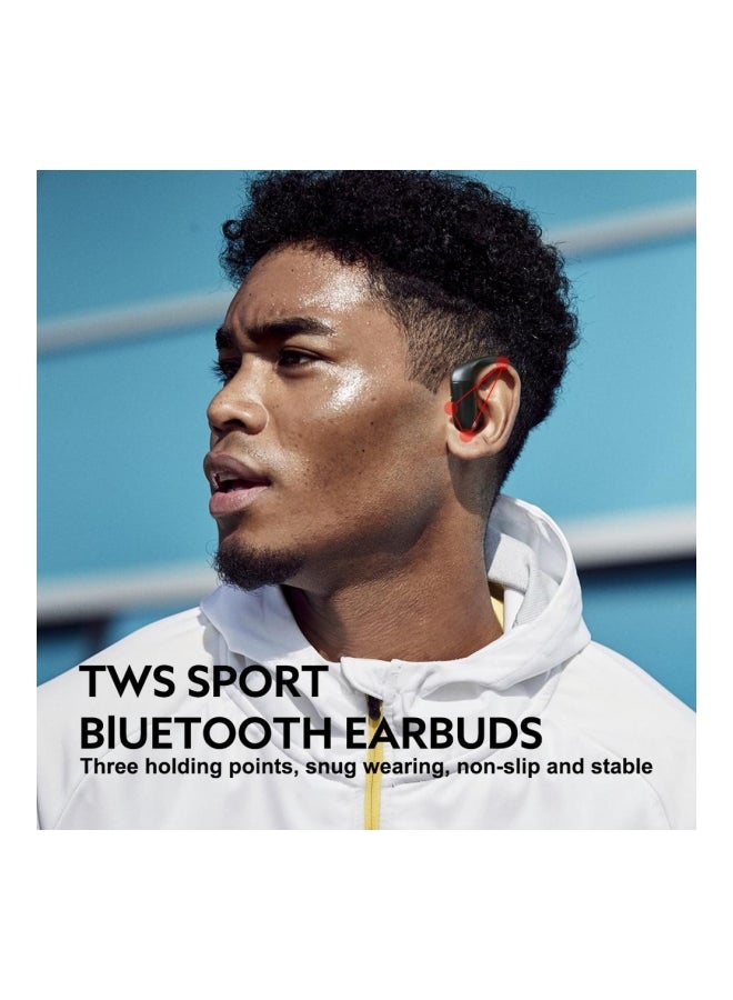 كيو سي واي سماعات أذن داخلية مزوّدة بتقنية بلوتوث مع صندوق شحن أسود - Image 3