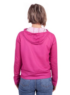 BiggYoga Aura Hooded Neck Sweatshirt Pink  - Image 5