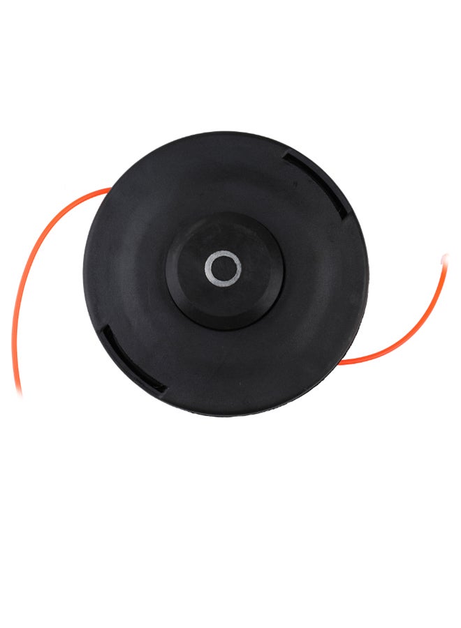 Generic Grass Strimmer Lawn Mower Trimmer Top With Rope Black/Orange  - Image 2