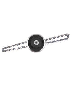 Generic Multifunctional Grass Cutter Lawn Mower Chain Trimmer Head Black/Silver  - Image 1