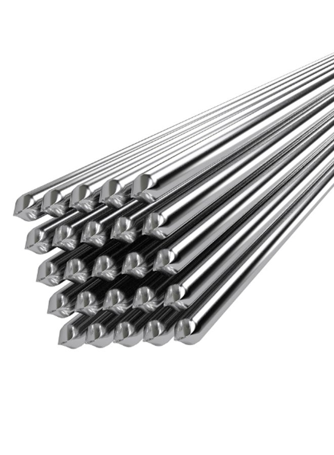 Generic - 20-Piece Low Temperature Welding Wire Flux Cored Set Silver 2 x 500mm - Image 1