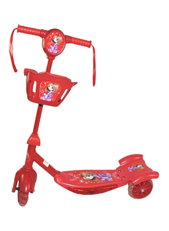 3-Wheel Kick Scooter Red 60x68x17cm - Image 1