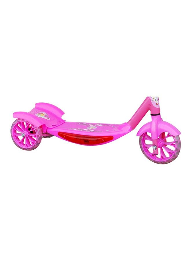 3-Wheel Kick Scooter With Storage Basket In Front And Tight Grip Handle 60x17x68cm  - Image 2