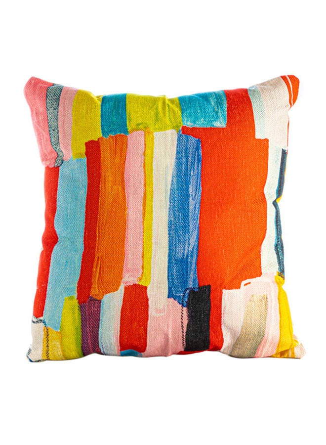 Decorative Printed Cushion cotton Multicolour 43x43cm