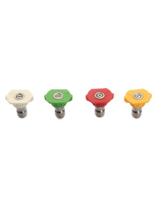 4-Piece High Pressure Washer Spray Nozzle Tip Set Multicolour - v1591107312/N38420219A_1