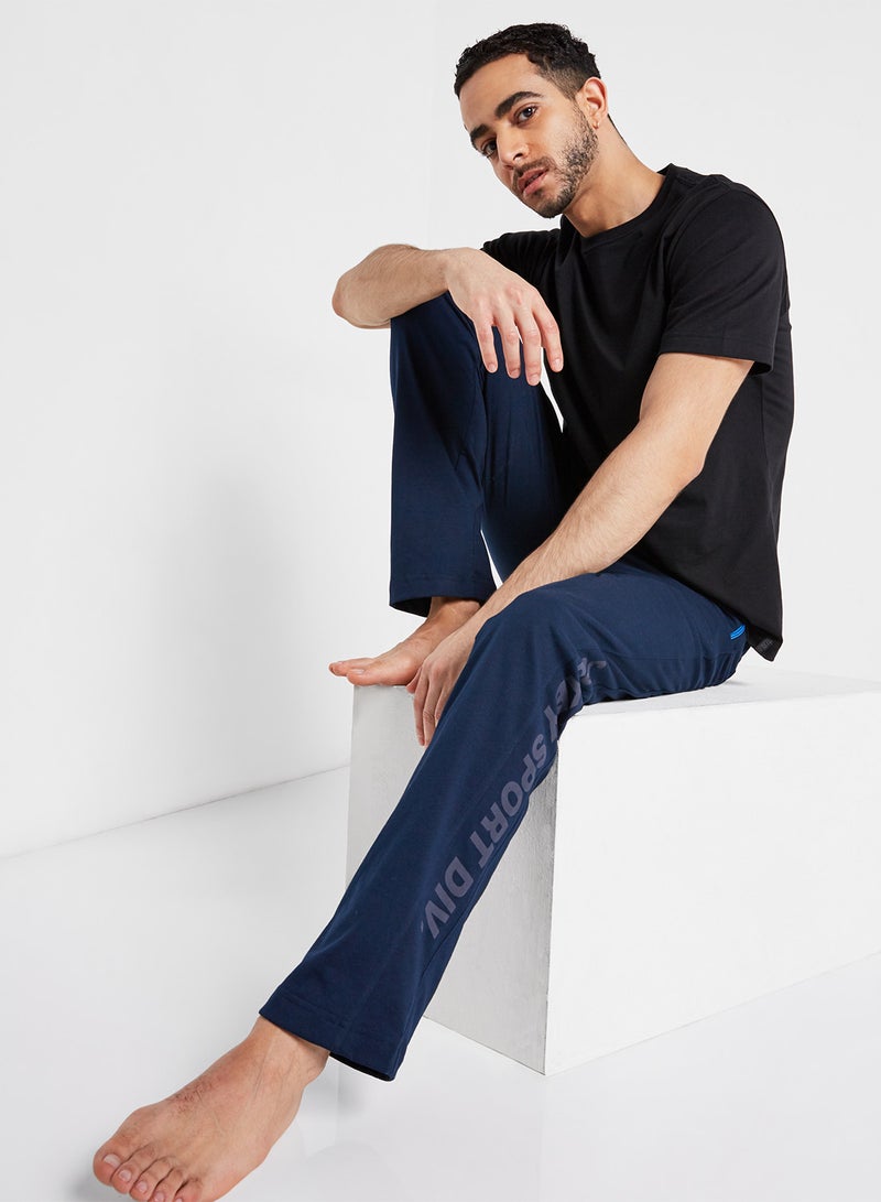JOCKEY Solid Design Cotton Sweatpant Navy - Image 3