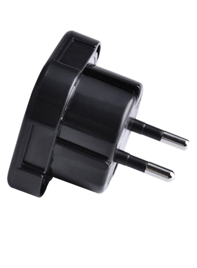 Universal Power Travel Plug Adapter Socket Converter Black  - Image 2