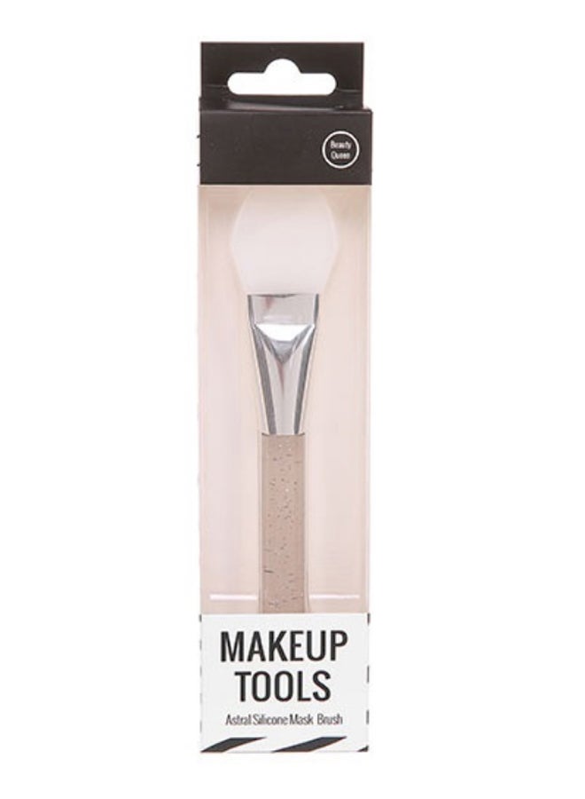 Miniso - Astral Face Brush, 1 Piece White/Silver/Beige - Image 1